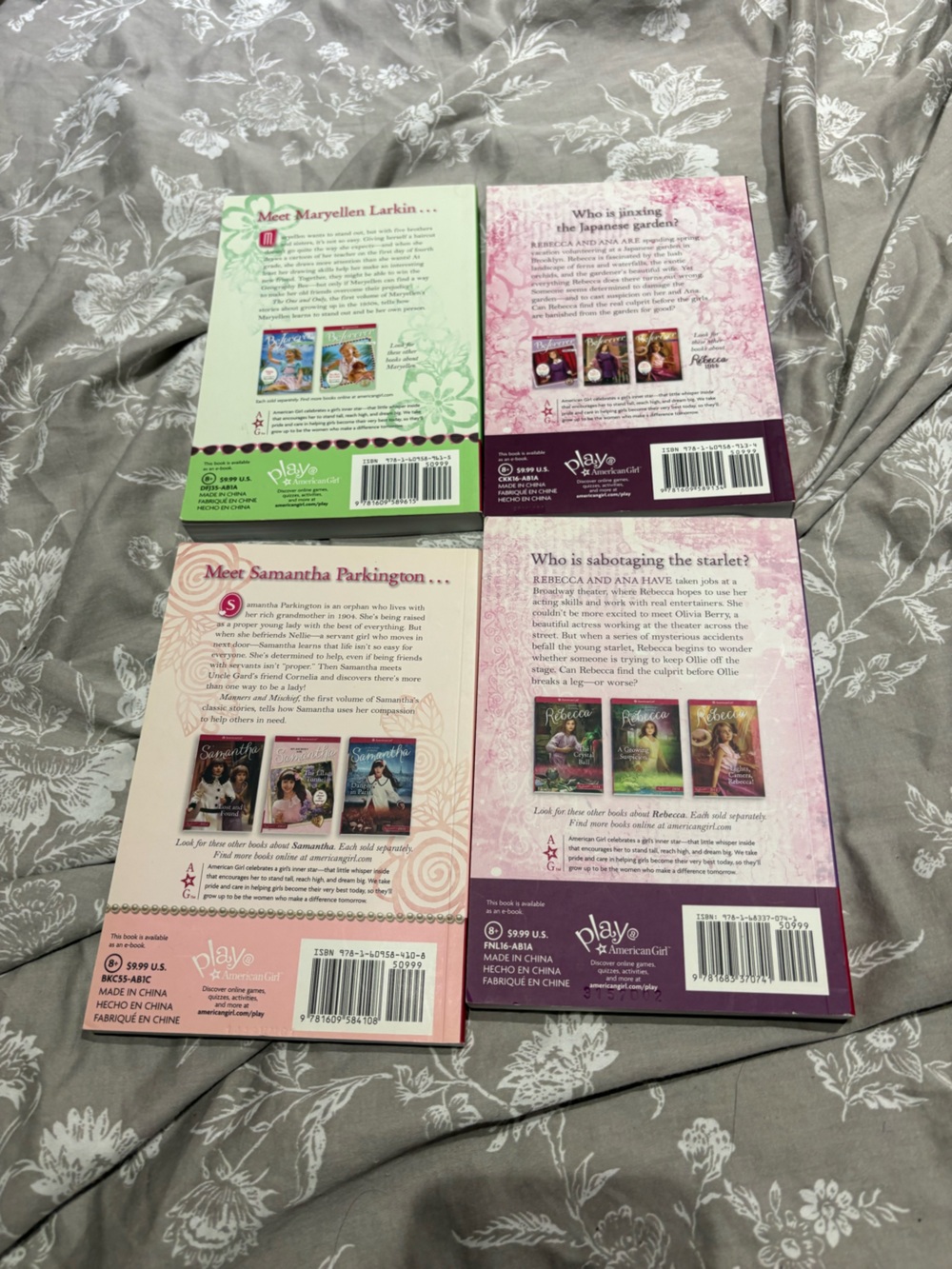 American Girl Beforever book Samantha Rebecca Mary Ellen 4pcs - Picture 2 of 2